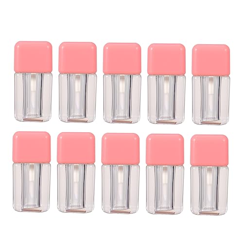 SAFIGLE 10stücke Leere Mini Lip Gloss Flaschen Lippenstift Diy Rohre Aus Kunststoff Mit Dichtungsdeckel Für Nachfüllbar Kosmetik Reisen Und Zuhause von SAFIGLE