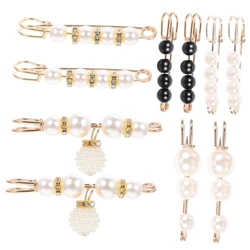 SAFIGLE 10stücke Sicherheitsnadeln Brosche Für Kleid Pullover Schal Hose Taillenclip Dekorativer Broschenclip Leicht Zu Befestigen Und Abzunehmen von SAFIGLE