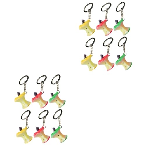SAFIGLE 12stücke Schlüsselanhänger Lebendige Apfel-Designs Als Schlüsselhalter Und Dekoration Für Weihnachten Und Andere Anlässe von SAFIGLE
