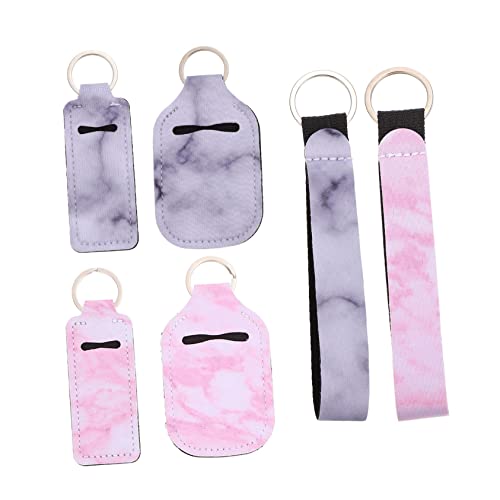 SAFIGLE 12 STK Lippenstift Clip Schlüssel Bund pädiprotect schutzzelt Schlüsselanhänger aus Neopren Lippenstifthalter Schlüsselanhänger Schlüsselringe Schlüsselbund Lippenstift-Schutzhülle von SAFIGLE