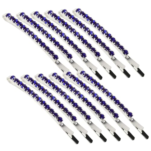 SAFIGLE 12stücke Metall Haarclips Mit Strasssteinen Haarspangen Für Damen Dekorative Haarclips Für Party Und Täglichen Gebrauch Haarklips Für Feines Und Dünnes Haar Für Dickes Haar von SAFIGLE