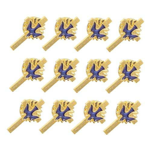 SAFIGLE 12stücke Hängendes Ornament Taubenbrosche Friedenstauben-anstecker Tauben-beerdigungsbrosche Aus Vintage-legierung Für Rucksack Kleidung Taschen Hüte von SAFIGLE