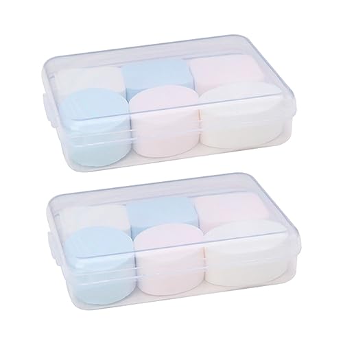 SAFIGLE 12 Stück Teiliges Makeup Schwamm Hochwertige Puderquasten für Foundation für Damen und Mädchen Boxverpackung für Zuhause Salon und Reisen von SAFIGLE