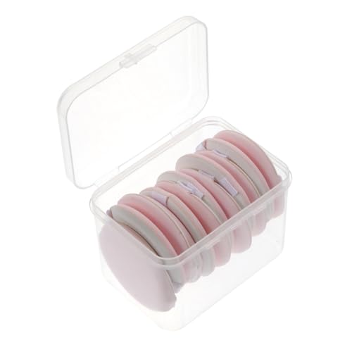 SAFIGLE 12Stücke Make Up Schwämme und Puderquasten für Foundation und Concealer Runde Form Weich für Empfindliche Haut Leicht zu Reinigen von SAFIGLE