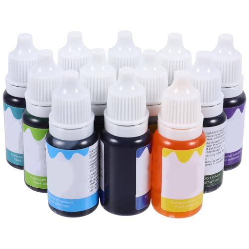 SAFIGLE 12stücke Teiliger Pflanzenfarbensatz Für Diy-lipgloss Hochwertige Lip Gloss Pigmente in Kühlen Farbtönen Natürliche Kosmetische Farbstoffe Aus Pflanzlichen Extrakten Für Kreative m von SAFIGLE