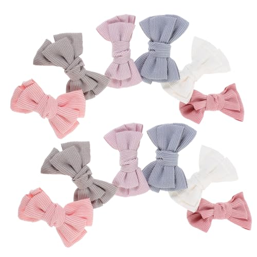 12St baby stirnband DIY Baby-Stirnbänder Haarschmuck für Babys kinder haarschmuck kids hair accessories babyartikel Prinzessin Haarspangen Zubehör Haarnadeln Kleine Krawatte Nylon von SAFIGLE