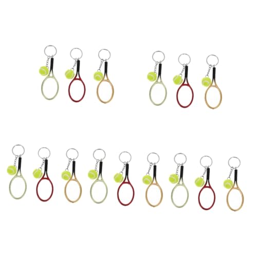 SAFIGLE 15 STK Tennis-schlüsselanhänger Auto-Gadgets Tennisring Fußball-schlüsselanhänger Schlüsselanhänger Für Autoschlüssel Große Tennisbälle Schlüsselanhänger Mit Tennisbällen Plastik von SAFIGLE