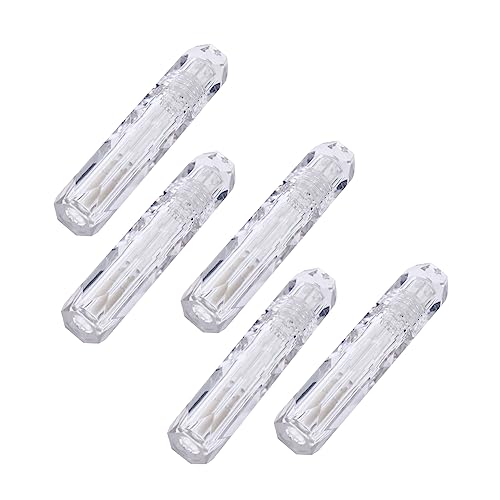 SAFIGLE 15 Stück Lip Gloss Röhrchen Wiederbefüllbare Transparente Lip Balm Flaschen Leere Container für Lippenpflege und Diy Kosmetik von SAFIGLE
