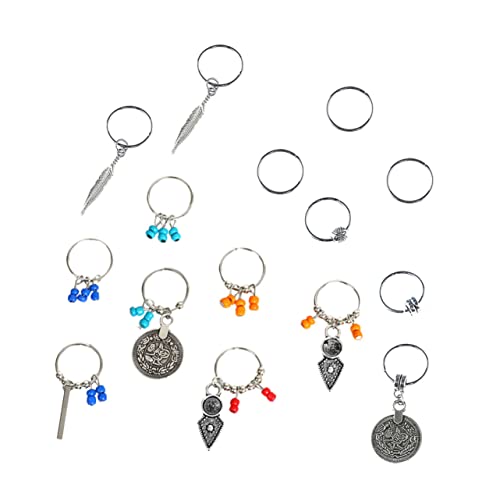 SAFIGLE 15 Stück Teiliges Dreadlocks Ringe mit Blattdesign Haarschmuck für Zöpfe Dreadlocks Accessoires Diy Stil und Festivals SAFIGLE 15 Stück Teiliges Dreadlocks Ringe mit Blattdesign Haarschmuck für Zöpfe Dreadlocks Accessoires Diy Stil und Festivals von SAFIGLE