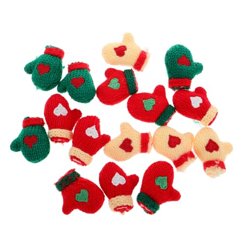 SAFIGLE 16 Stück Teiliges Mini Strickhandschuhe Dekoration Diy Handarbeit Weihnachtsbaum Schmuck Weiche Hautfreundliche Mini Handschuhe für Puppenhaus und Party Farbige Herzmuster SAFIGLE 16 Stück Teiliges Mini Strickhandschuhe Dekoration Diy Handarbeit Weihnachtsbaum Schmuck Weiche Hautfreundliche Mini Handschuhe für Puppenhaus und Party Farbige Herzmuster von SAFIGLE