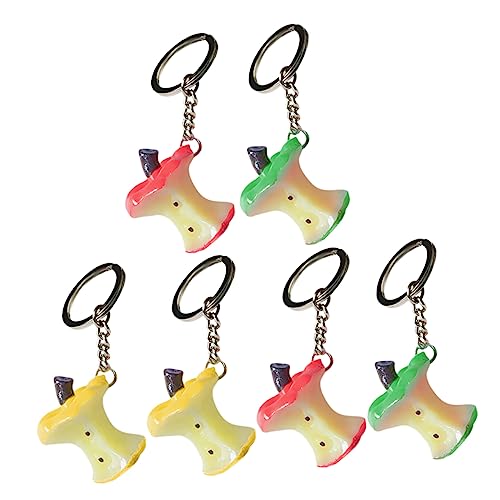 SAFIGLE 18stücke Apfel Schlüsselanhänger Praktische Schlüsselhalter Und Taschenanhänger Langlebigem Material Für Dekoration Geeignet von SAFIGLE