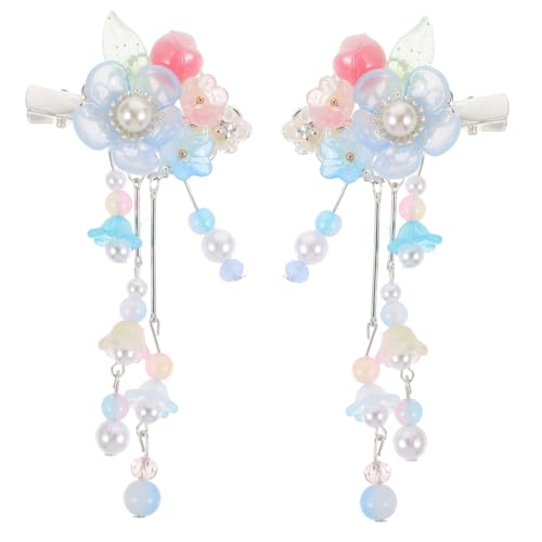 SAFIGLE 1Paar Chinesische Haarspangen mit Quasten für Damen Ästhetische Haaraccessoires im Hanfu Stil Partys Auftritte und Besondere Anlässe von SAFIGLE