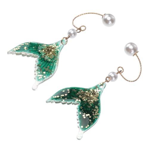 SAFIGLE 1Paar Fischschwanz Ohrringe für Frauen Kreative Stilvolle Ohrstecker im Meerjungfrau Design Perfekter Ohrschmuck für Partys Anlässe oder Trendige Accessoires SAFIGLE 1Paar Fischschwanz Ohrringe für Frauen Kreative Stilvolle Ohrstecker im Meerjungfrau Design Perfekter Ohrschmuck für Partys Anlässe oder Trendige Accessoires von SAFIGLE