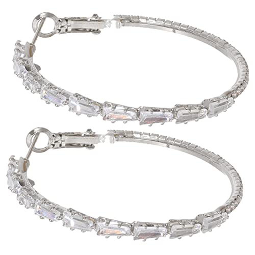 SAFIGLE Große Creolen Zirkonia Ohrringe für Damen Kreis Ohrringe Silber Stilvolles Design für Alltag und Besondere Anlässe SAFIGLE Große Creolen Zirkonia Ohrringe für Damen Kreis Ohrringe Silber Stilvolles Design für Alltag und Besondere Anlässe von SAFIGLE