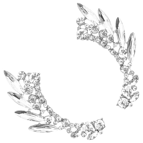 SAFIGLE Strass Ohrclips Ohrmanschetten Für Frauen Teen Mädchen Kostüm Zubehör Mit Kreativem Design Für Geburtstag Feste Hochzeit von SAFIGLE