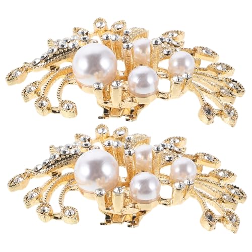 SAFIGLE Dekorative Schuhschnallen Mit Perlen Für Hochzeit Abnehmbare Schuhclips Als Accessoires Für Brautschuhe Und Party Blumendekoration Für High Heels von SAFIGLE