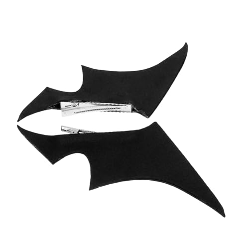 SAFIGLE 1Paar Teufelsflügel Haarspangen für Gothic Haarschmuck Leicht für Halloween Partys Cosplay Langlebige Schaumstoffkonstruktion von SAFIGLE