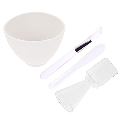 SAFIGLE Diy Silikon Maskenrühr Schüssel Pinsel Und Löffel Für Entspannende Gesichtspflege Und Professionelle Anwendungen von SAFIGLE