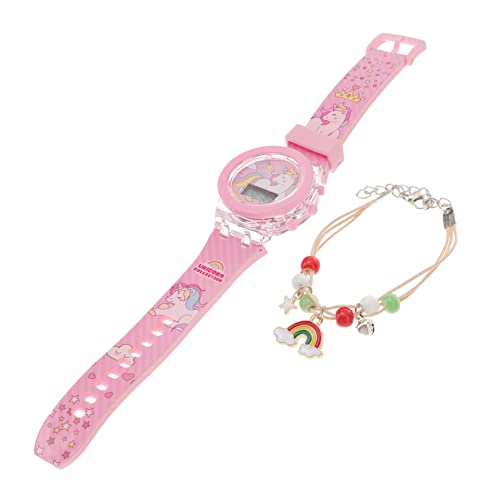 SAFIGLE 1Satz Kinderuhr mit Leuchtfunktion Ergonomische Armbanduhr für Perfektes mit Buntem Design Komfortablem Armband von SAFIGLE