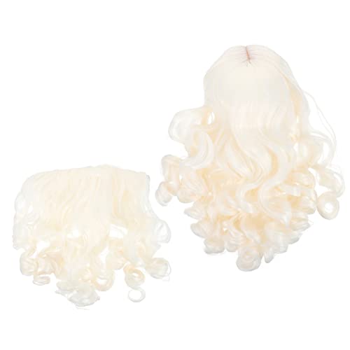 SAFIGLE 1Satz Künstliches Santa Claus Cosplay Teiliges Weihnachtskostüm mit Perücke Einstellbares Design für Festlichkeiten Karneval Partys von SAFIGLE