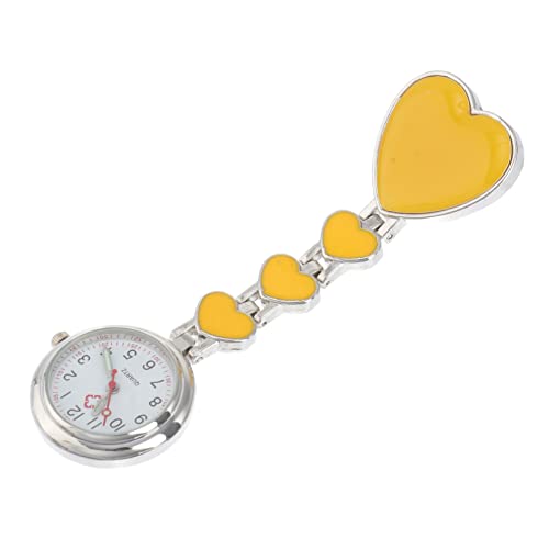 SAFIGLE Krankenschwester-hängeuhr Personalisierte Kreative Arzt-Krankenschwester-taschenuhr Gelbe Hängende Uhr Zur Krankenhausklinik-Dekoration von SAFIGLE