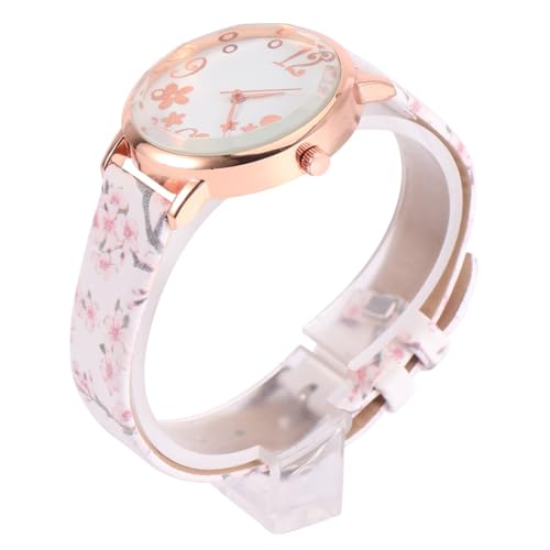 SAFIGLE 1Stk Blumenuhr Pflaumenuhr shöne bescherung damenarmbanduhren Paar Armbanduhr Freizeituhr Damenuhren Armbanduhr für Dame Damen-Quarz-Armbanduhr die Blumen Quarzuhren Anschauen von SAFIGLE