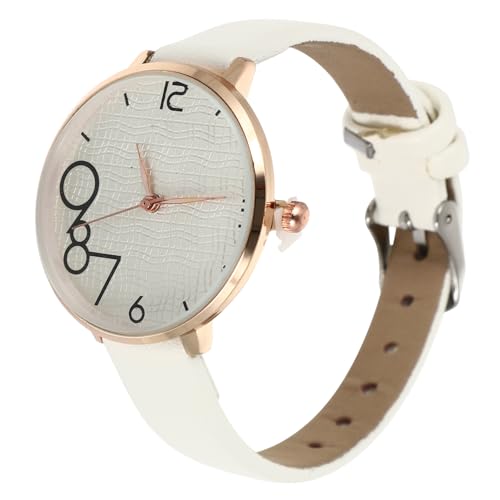 SAFIGLE 1Stk Damenuhr Uhr mit Lederarmband reloj Deportivo para damenarmbanduhren Freundinnen Geschenke Uhrenarmbänder Armbanduhr Herren Damenmodeuhr Frauen quarzuhr Weihnachten Gurt Pala von SAFIGLE