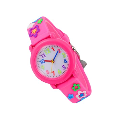 SAFIGLE 1Stk Kinderuhr Armbanduhr Kinder Watch Kinder Geschenke Uhr für Kinder Cartoon-Armbanduhr Armbanduhr für Kinder Karikatur Anschauen schmücken Junge Rostfreier Stahl Rosa von SAFIGLE