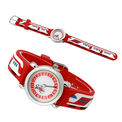 SAFIGLE 1Stk kreative Kinderuhr kinderuhren Armbanduhr Kinder smaetwatch uhrn rote Uhr Cartoon-Quarzuhr 3D Quarzuhr für Kinder Cartoon-Armbanduhr Karikatur Anschauen EMU Quarzuhren Student von SAFIGLE