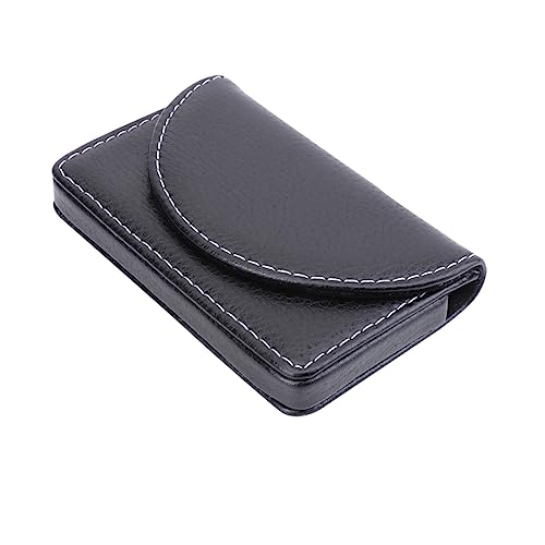 SAFIGLE Eleganter Visitenkartenhalter Aus Pu Schlichtes Design Namenshalter-etui Tragbarer Für Visitenkarten Pu-Business-etui von SAFIGLE