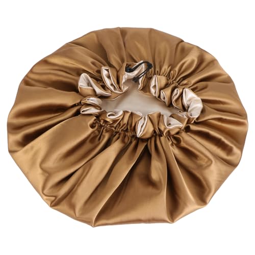 SAFIGLE Duschhaube Für Frauen Elastische Haube Baden Zubehör Mit Farbiger Spitze Hohe Elastizität Und Festigkeit Tragen Waschen von SAFIGLE