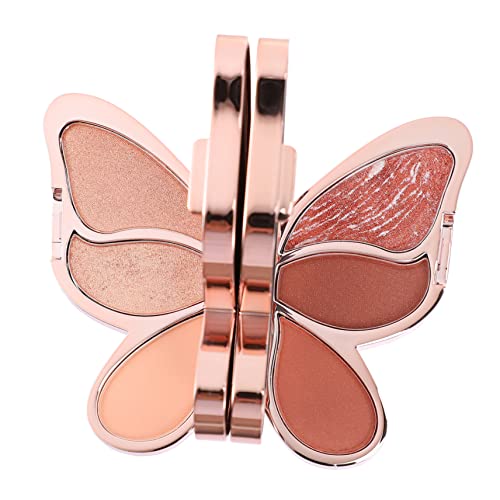SAFIGLE Farben Lidschatten Palette Mit Perlmutt-finish Tragbare Multifunktionale Make-up- Für Augen Und Wangen Geeignet Für Hauttöne Für Festivals Und Alltag von SAFIGLE