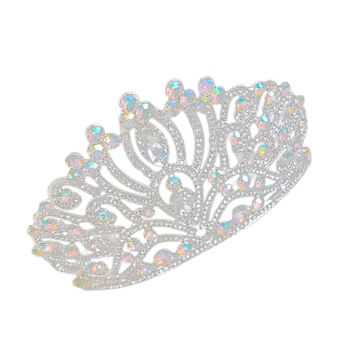 SAFIGLE 1Stück Glänzende Brautkrone mit Strasssteinen Hochzeitskopfschmuck für für Geburtstagsfeiern Cosplay Jubiläen und Besondere Anlässe von SAFIGLE