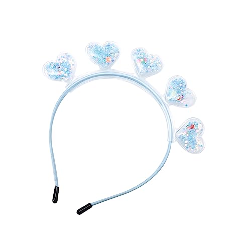 SAFIGLE 1Stück Haarreifen für Quicksand Design Haarband für Partys und Festlichkeiten Transparent Leicht und Bequem Perfektes Accessoire von SAFIGLE