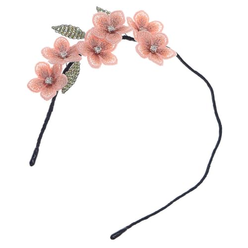 SAFIGLE Besticktes Blumen Stirnband Damen Handgemacht Tuch Haarreif Retro Blumen Haar Decor Dame Hochzeit Party Tanz Verlobung Täglicher Gebrauch von SAFIGLE