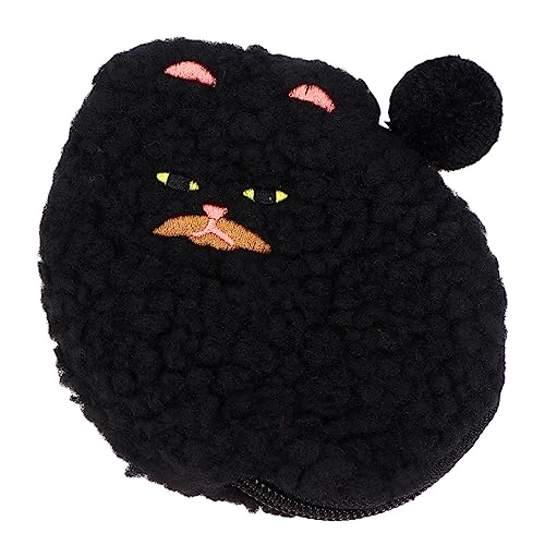 SAFIGLE Katzen Design Münzbeutel Aus Plüsch Hübscher Anhänger Für Rucksack Schulaccessoires Zufälliger Stil Praktisches Portemonnaie Für Unterwegs von SAFIGLE