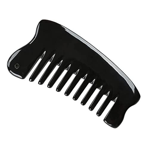 SAFIGLE 1Stück Natürlicher Horn Massagekamm für Kopfhaut und Körpermassage Tragbar für Männer Haarausfall und Stress zu Besonderen Anlässen von SAFIGLE