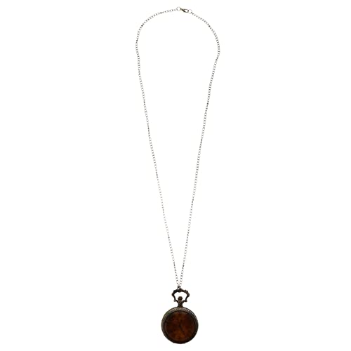 SAFIGLE Geprägte Taschenuhr Mit Weltkarte Retro Quarz Taschenuhr Antike Hängenuhr Für Damen Und Herren Vintage Uhr Mit Kette Als Für Vatertag Und Geburtstage von SAFIGLE