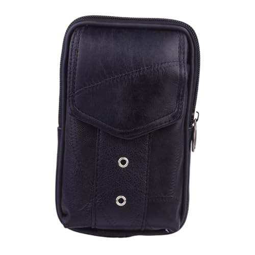 SAFIGLE Vertikales Herren-Geldbeutel Mit Clip Handytasche Für Männer Stilvolle Und Praktische Geldbörse Für Alltag Und Besondere Anlässe Schwarz von SAFIGLE