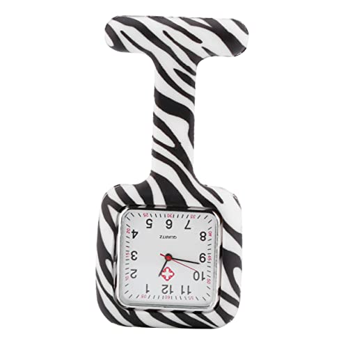 SAFIGLE 1 Stück Quadratische Druck Uhr für Ärzte Silikon Taschenuhr Mode Armbanduhr von SAFIGLE
