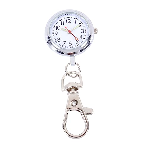 SAFIGLE Quarz-taschenuhr Mit Großem Schlüsselanhänger-Clip Krankenschwester-Uhr Taschenuhr-anhänger Zeitmesser- Für Partner Freunde Und Familie von SAFIGLE