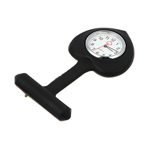 SAFIGLE 1stück Herzform Taschenuhr Für Praktische Ansteckuhr Für Ärzte Und Pflegeberufe Leicht Ablesbar Und Handlich Für Einsatz Im von SAFIGLE
