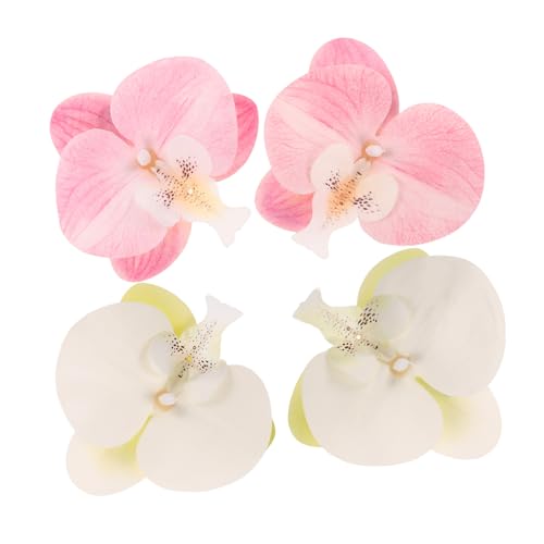 SAFIGLE 2paare Orchideen-schuhclips Für Damen Abnehmbarer Blumen-anhänger Dekorative Schuhschnallen Künstliche Blumenclips Accessoires Für High Heels Und Sandalen von SAFIGLE