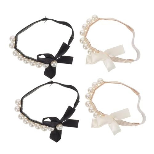 SAFIGLE 2 Paare Faux Pearl High Heels Schuhriemen Anti-rutsch Abnehmbare Halter Straps für Damen Sandalen Elegant Atmungsaktiv Verstellbar für Herbst und Sommer von SAFIGLE