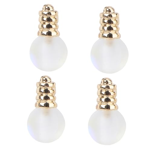 SAFIGLE 2 Paare Goldene Ohrstecker mit Mattem Lampen Design Silberstich Kreative Stilvolle Ohrschmuck für Damen Vielseitige Ohrringe von SAFIGLE