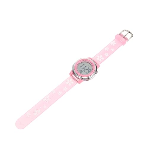 SAFIGLE 2stücke Kinderuhr wasserdichte Armbanduhr Für Mädchen Mit Niedlichem Kirschblüten-Design Einfach Zu Bedienen Tragbar Für Outdoor-aktivitäten Bringt Freude Und Stil von SAFIGLE