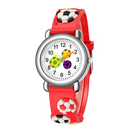 SAFIGLE 2 STK Anschauen analoge Uhr für Kinder Cartoon-Uhr kinderuhren Armbanduhr Kinder betrachten Uhrenarmbänder Armbanduhr für Kinder Uhr für Mädchen Jungen Mode Gurt Schreibwaren 3D von SAFIGLE