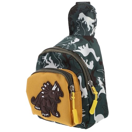 SAFIGLE 2 STK Brusttasche Für Kinder Mini-gürteltasche Dinosaurier-Taille Für Kinder Kleinkinder Gürtel Crossbody-Sling-Rucksack Dinosaurier-gürteltasche Kindertaschen Riementasche Nylon von SAFIGLE