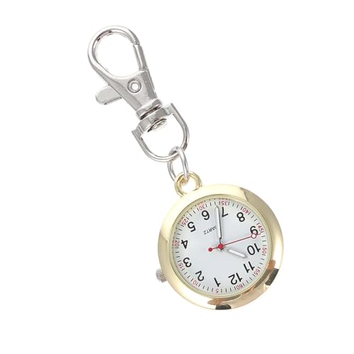 SAFIGLE 2 STK Krankenschwester Uhr Karabiner Uhr Zweite Gebraucht Tasche Betrachten Handuhr Für Herren Armbanduhren Kettenhalskette Für Frauen Hängend Clip-Uhr Schnallenmaterial: Edelstahl von SAFIGLE
