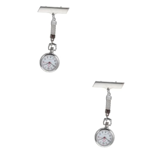 SAFIGLE 2stücke Elegante Taschenuhr Clip Praktische Damen Uhr Für Ärzte Und Pflegekräfte Hochwertige Und Präzise Zeitmessung Für Alltag Und Besondere Anlässe von SAFIGLE